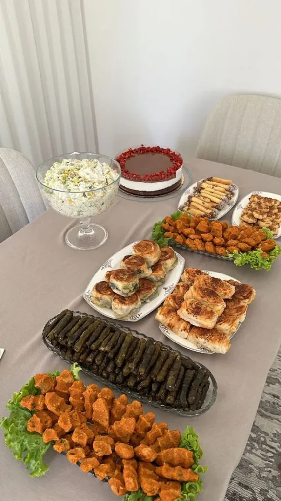 Finger food table arrangement 13