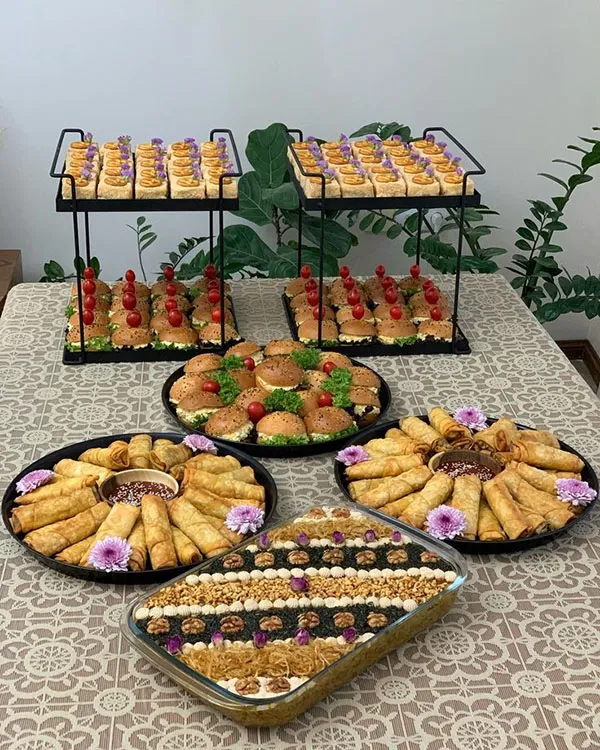Finger food table arrangement 20