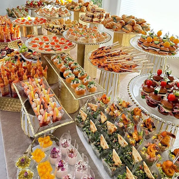 Finger food table arrangement 21