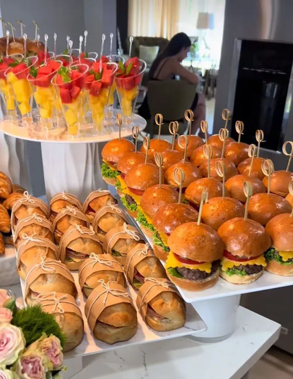 Finger food table arrangement 25