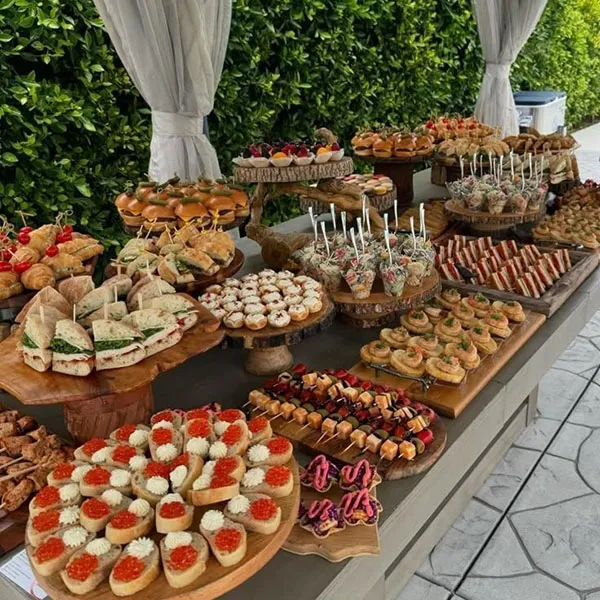 Finger food table arrangement 5