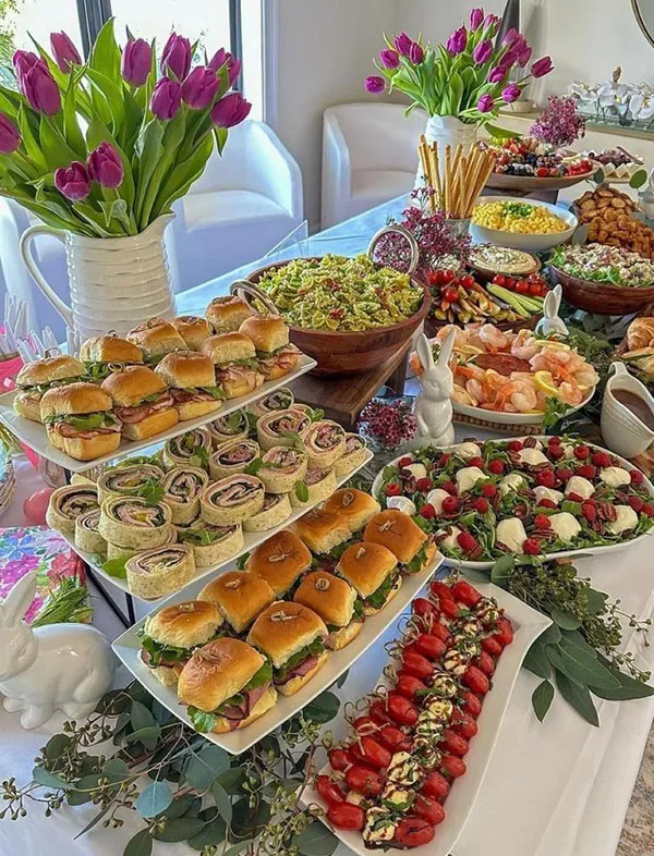 Finger food table arrangement 7