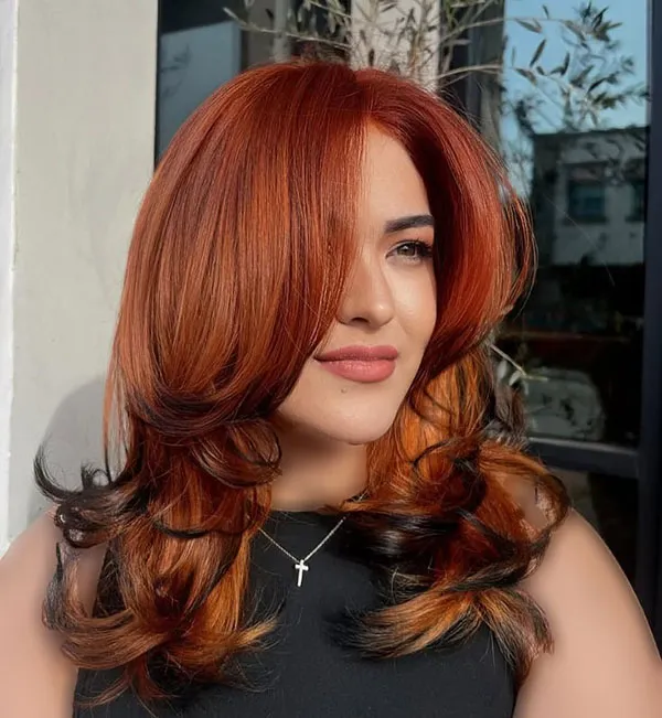جدیدترین رنگ مو روباهی زنانه و دخترانه 1404؛ ترندی که به همه رنگ پوستها میاد! 14 Fox hair color 12
