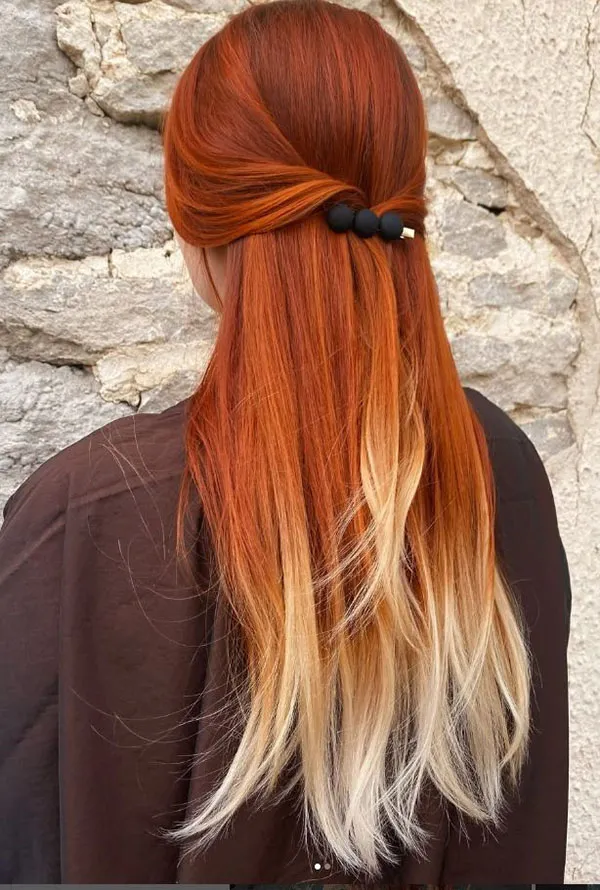 جدیدترین رنگ مو روباهی زنانه و دخترانه 1404؛ ترندی که به همه رنگ پوستها میاد! 17 Fox hair color 13