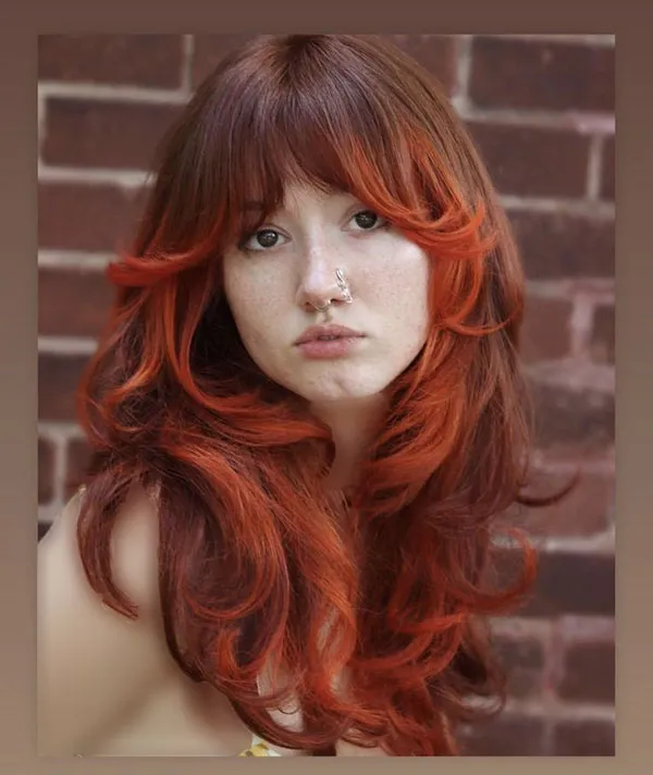 جدیدترین رنگ مو روباهی زنانه و دخترانه 1404؛ ترندی که به همه رنگ پوستها میاد! 18 Fox hair color 15