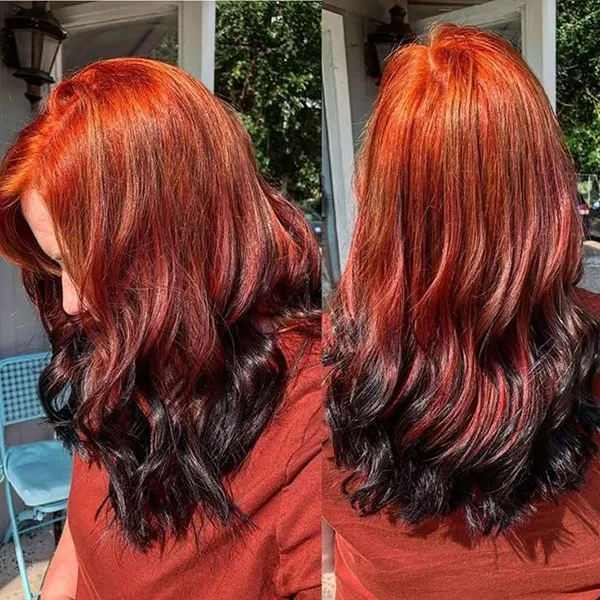 جدیدترین رنگ مو روباهی زنانه و دخترانه 1404؛ ترندی که به همه رنگ پوستها میاد! 5 Fox hair color 2