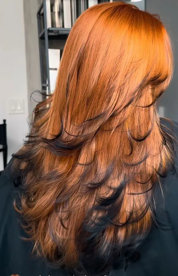 جدیدترین رنگ مو روباهی زنانه و دخترانه 1404؛ ترندی که به همه رنگ پوستها میاد! 23 Fox hair color 21