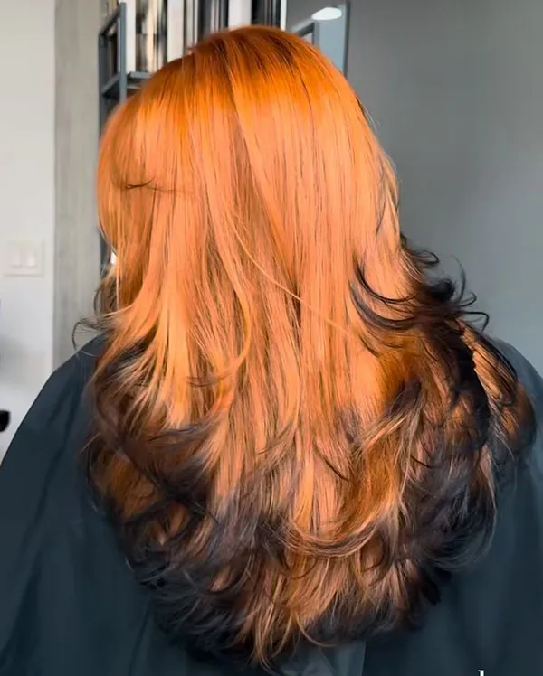 جدیدترین رنگ مو روباهی زنانه و دخترانه 1404؛ ترندی که به همه رنگ پوستها میاد! 33 Fox hair color 29