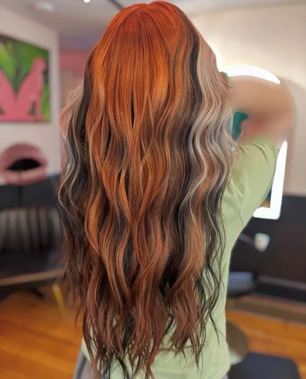 جدیدترین رنگ مو روباهی زنانه و دخترانه 1404؛ ترندی که به همه رنگ پوستها میاد! 7 Fox hair color 5