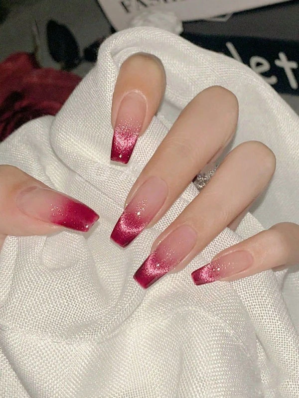 French chrome nails 29