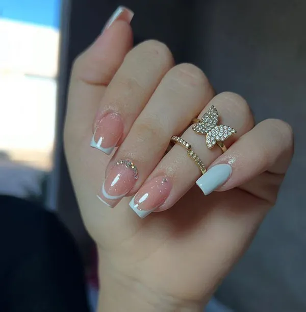 French natural nails 19