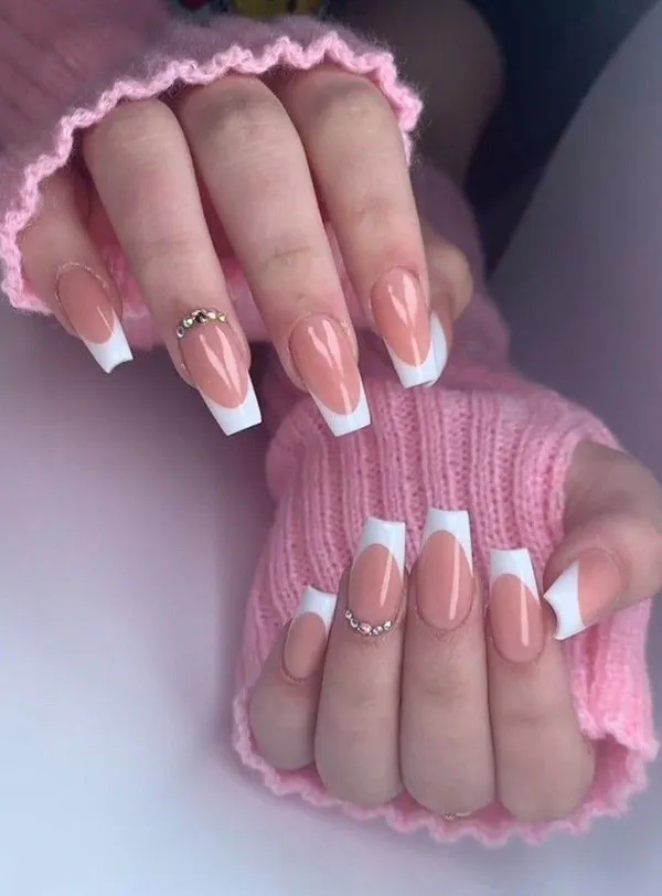 French natural nails 26