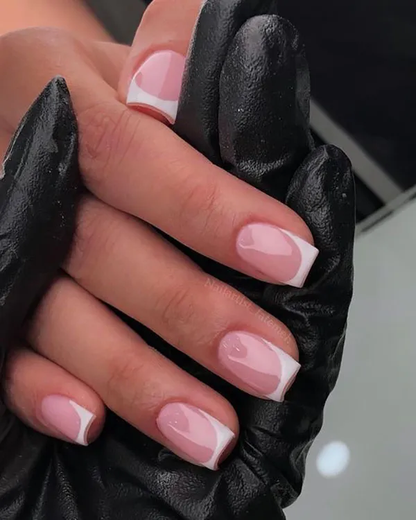 French natural nails 27