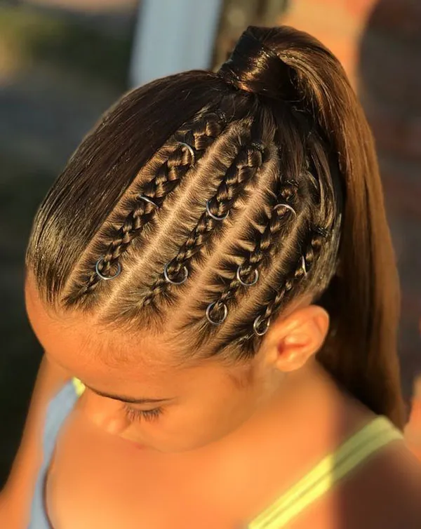 شیک ترین مدل بافت جلو مو؛ ترند 2025 برای استایل دخترونه و خاص! 17 Front hair weave model 12