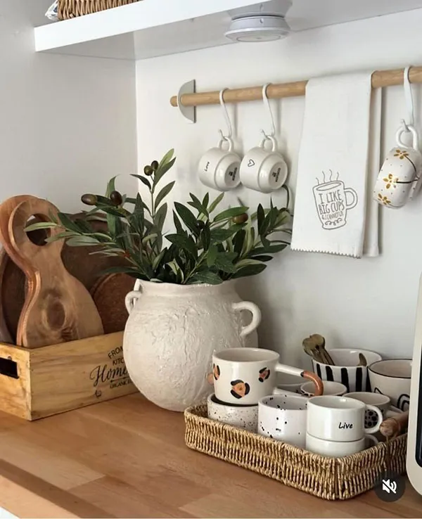 این 30 ایده چیدمان کنار گاز آشپزخونتو تمیز و لاکچری میکنه! 11 Gas side arrangement 6