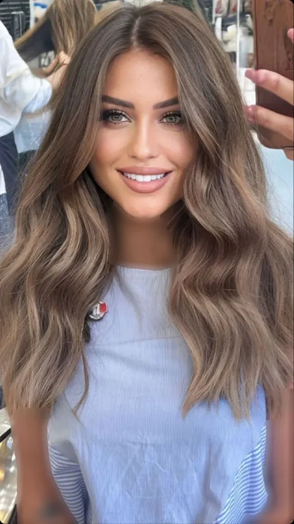 Hair color for wheat skin 9