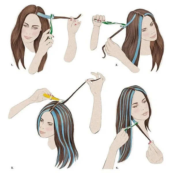 مراحل آموزش رنگ کردن مو در خانه که نتیجهش حیرتانگیزه! 4 Hair coloring tutorial at home 13
