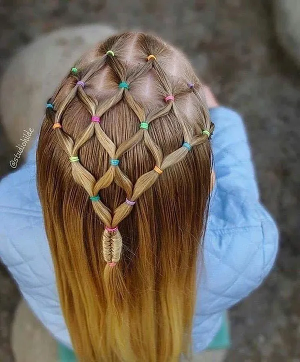 Hairstyle with a pigtail 21