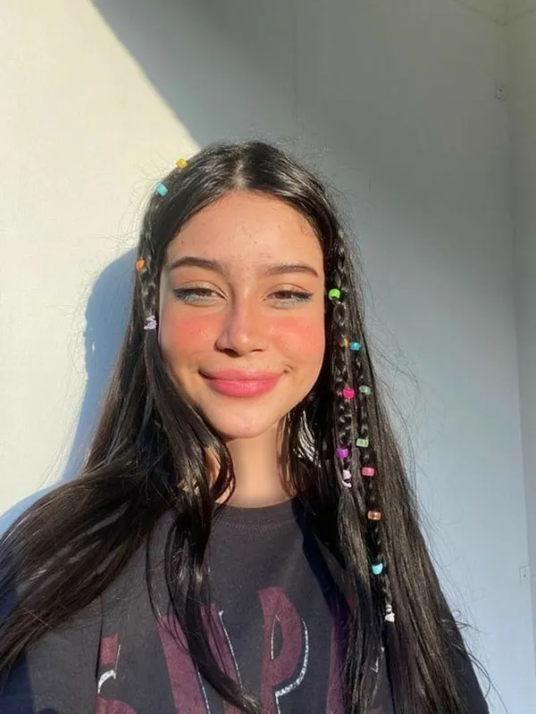 Hairstyle with a pigtail 22