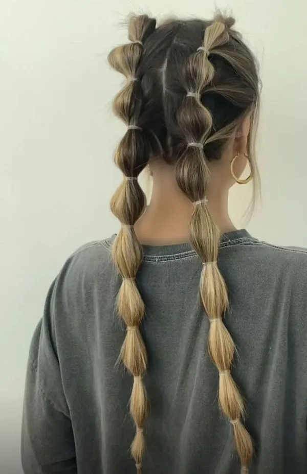 Hairstyle with a pigtail 28