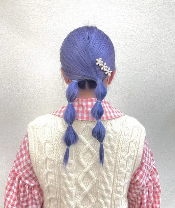 Hairstyle with a pigtail 30