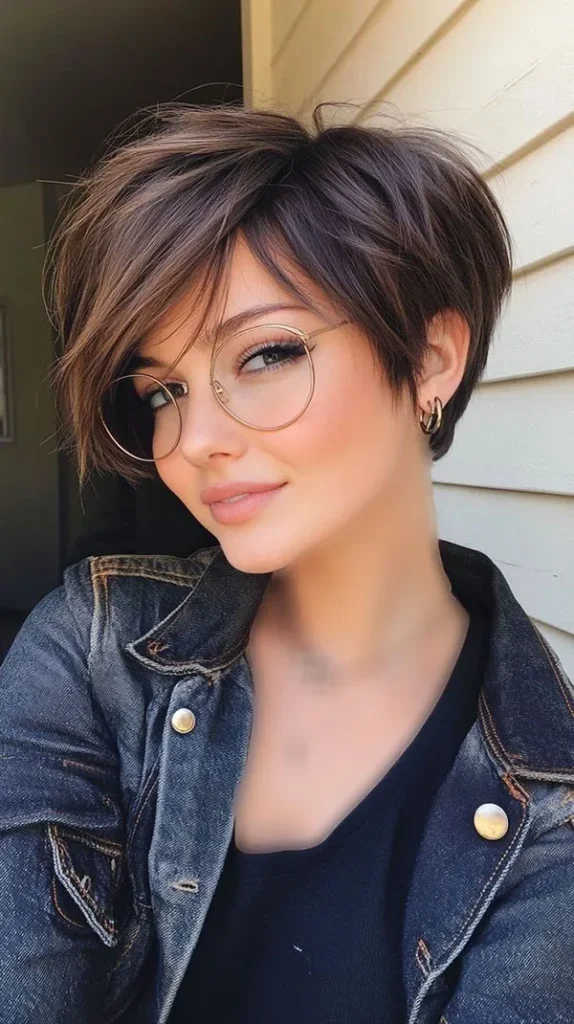 Hairstyles for round faces 10