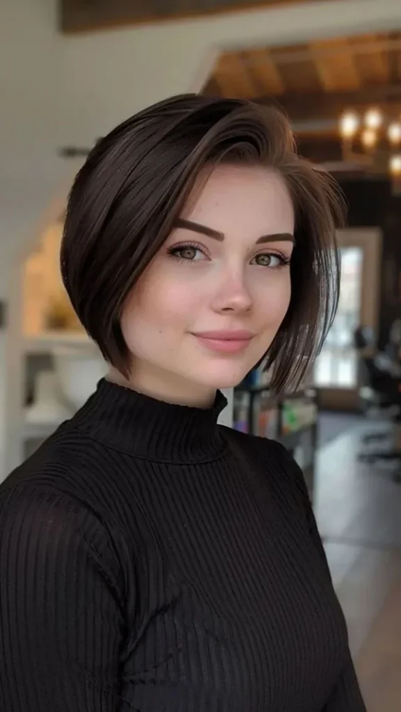 Hairstyles for round faces 2