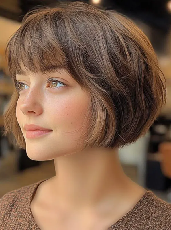 Hairstyles for round faces 20