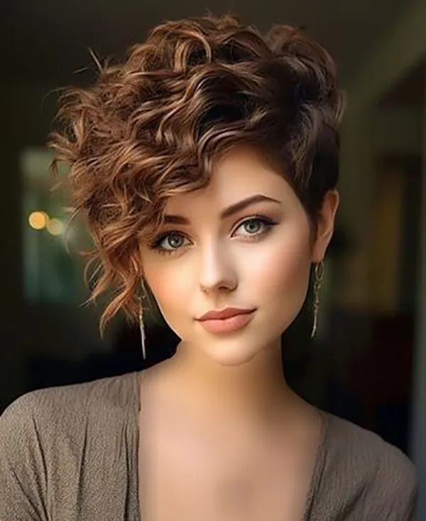 Hairstyles for round faces 27