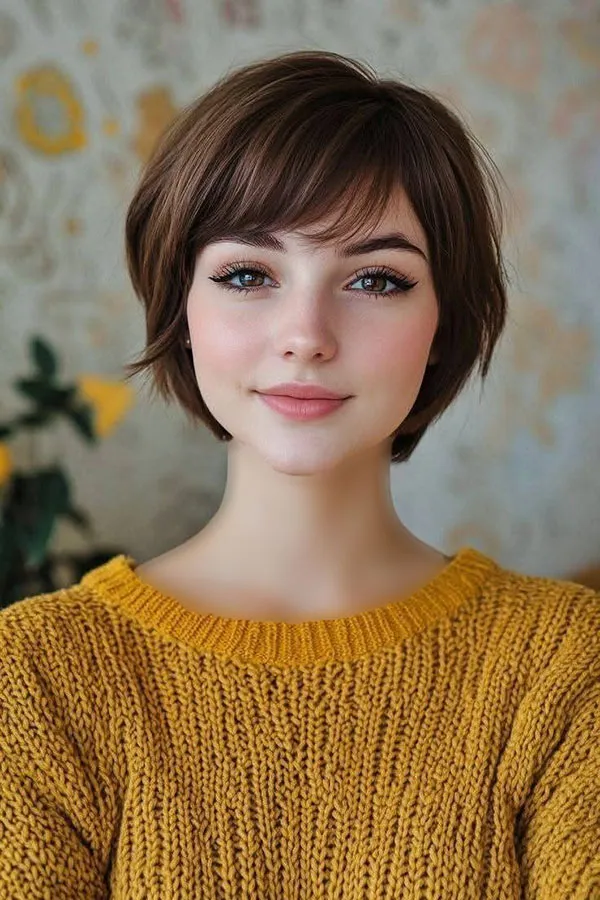 Hairstyles for round faces 31