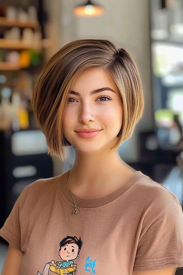 Hairstyles for round faces 4