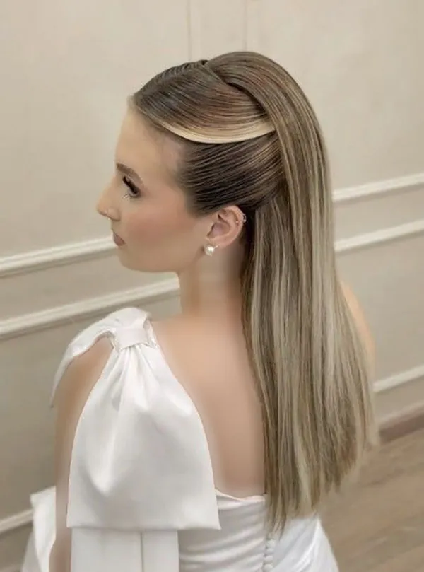 Half open hairstyle 10