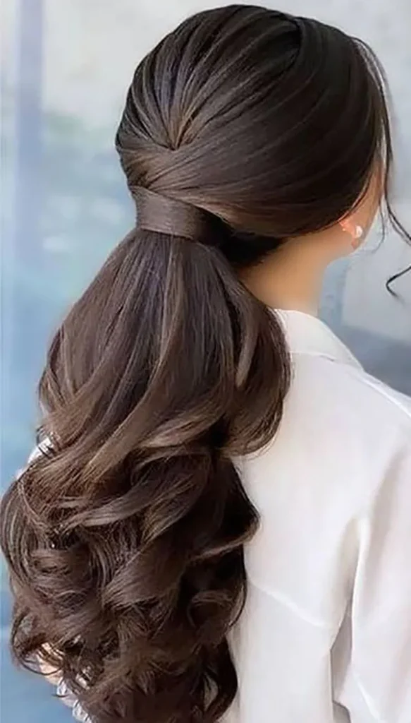 Half open hairstyle 11