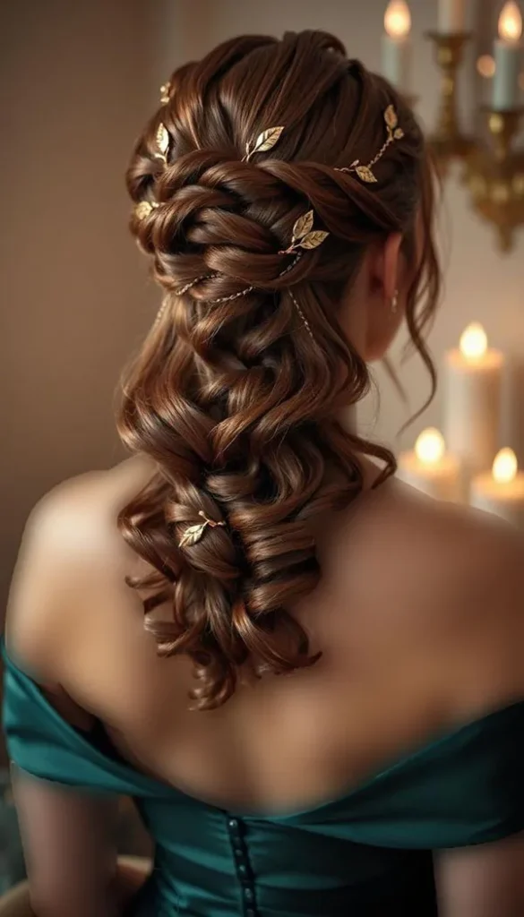 Half open hairstyle 12