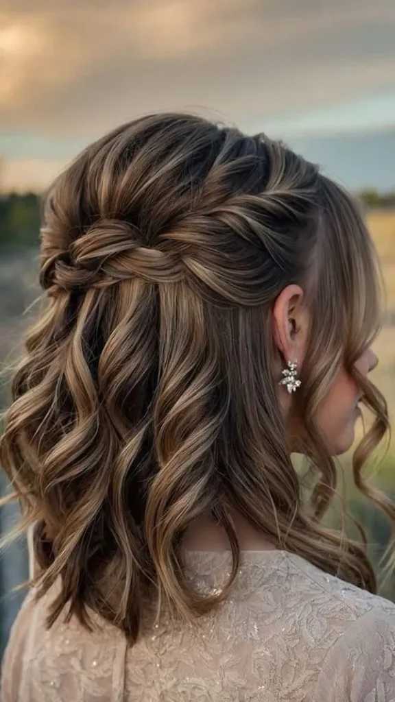 Half open hairstyle 13