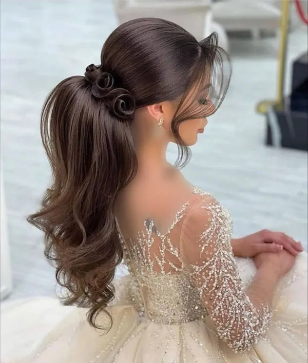 Half open hairstyle 15