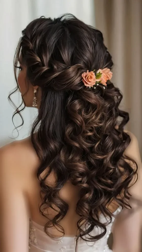 Half open hairstyle 16