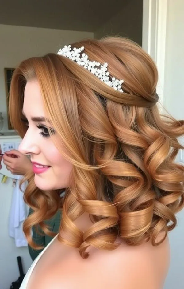 Half open hairstyle 19