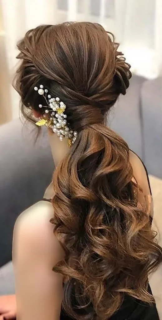 Half open hairstyle 23