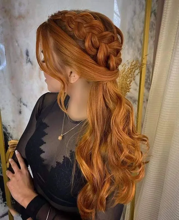 Half open hairstyle 24