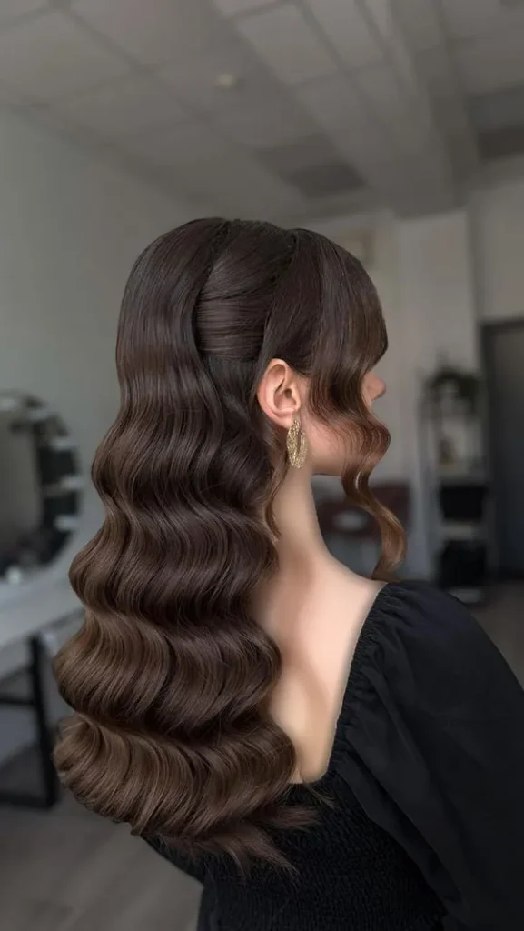 Half open hairstyle 25