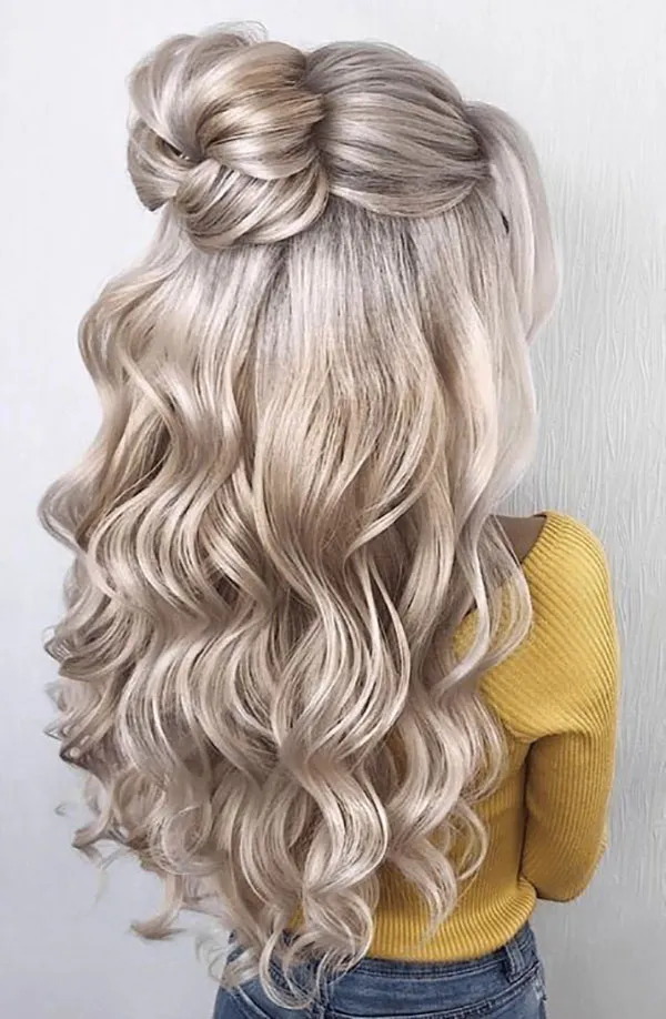 Half open hairstyle 31