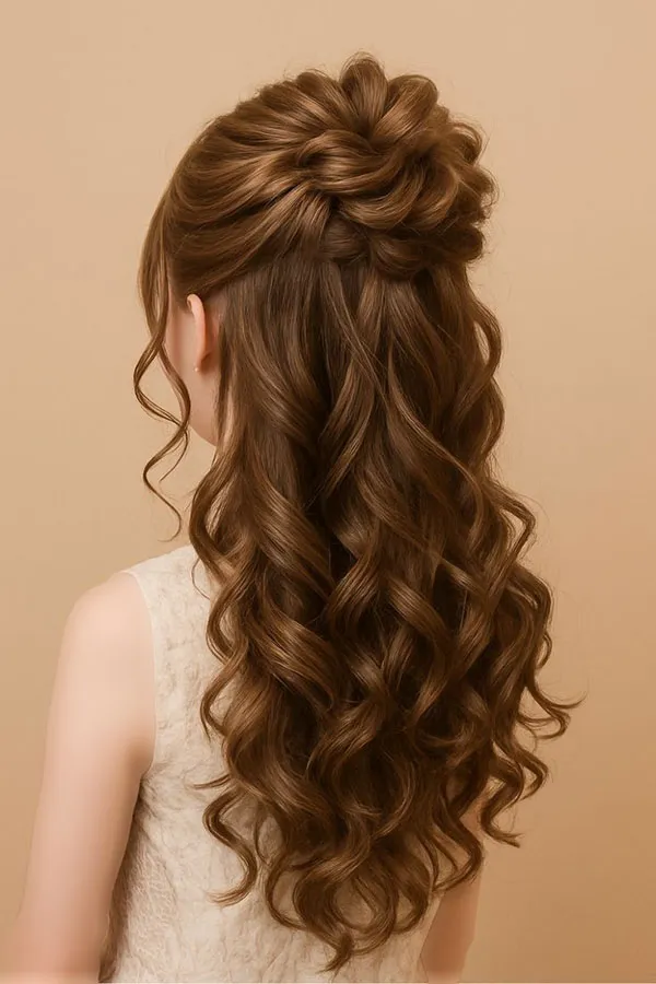 Half open hairstyle 5