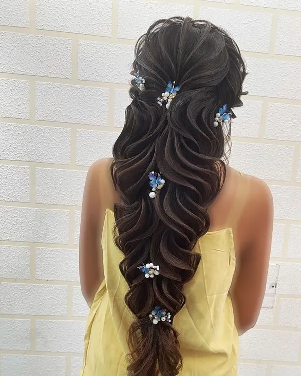Half open hairstyle 6
