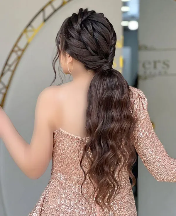 Half open hairstyle 8