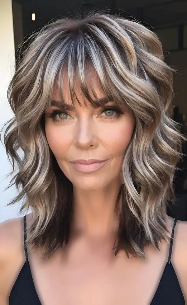 Highlighted bangs 12