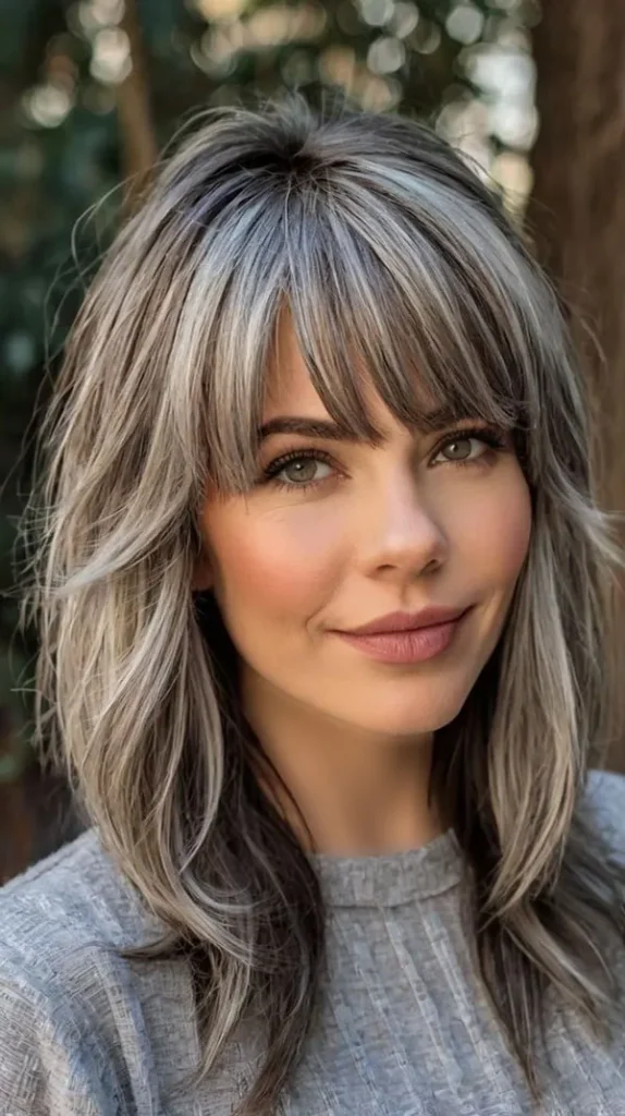 Highlighted bangs 15