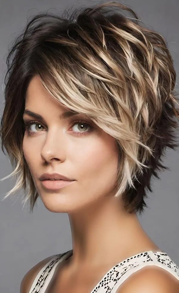 Highlighted bangs 2
