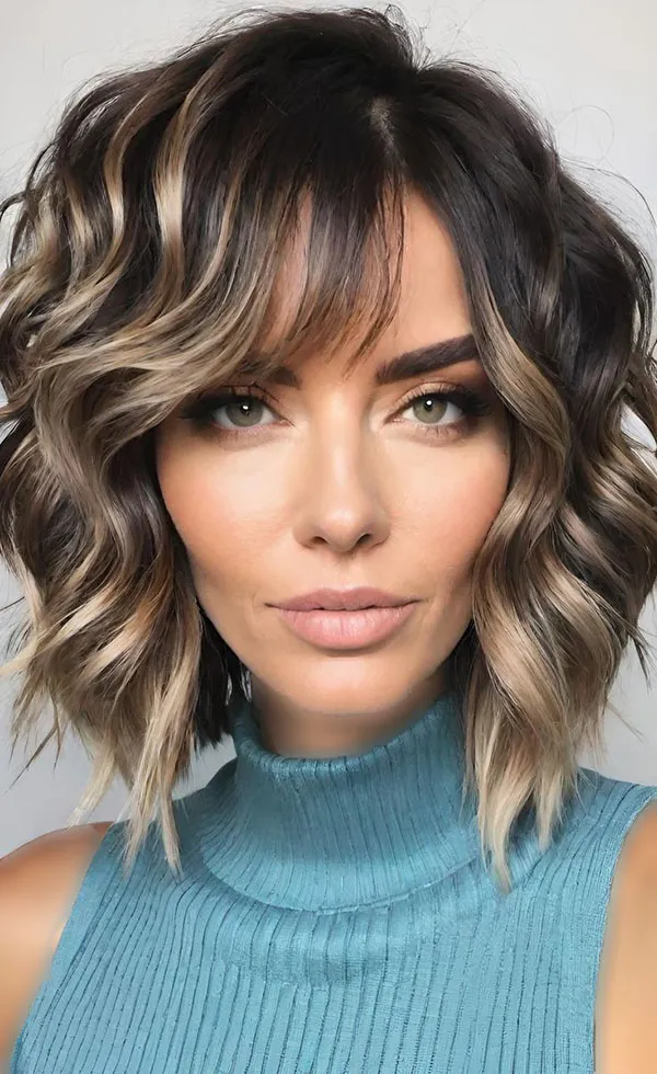 Highlighted bangs 20