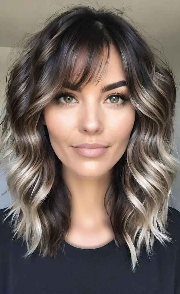 Highlighted bangs 23